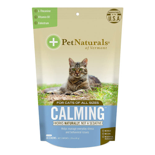 Pet Naturals of Vermont Calming Treat Chews For Cats of All Sizes, 30 Ea
